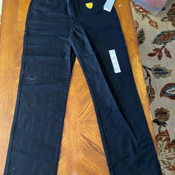 Black Trousers with Logo Patch - Picture 2 of 6